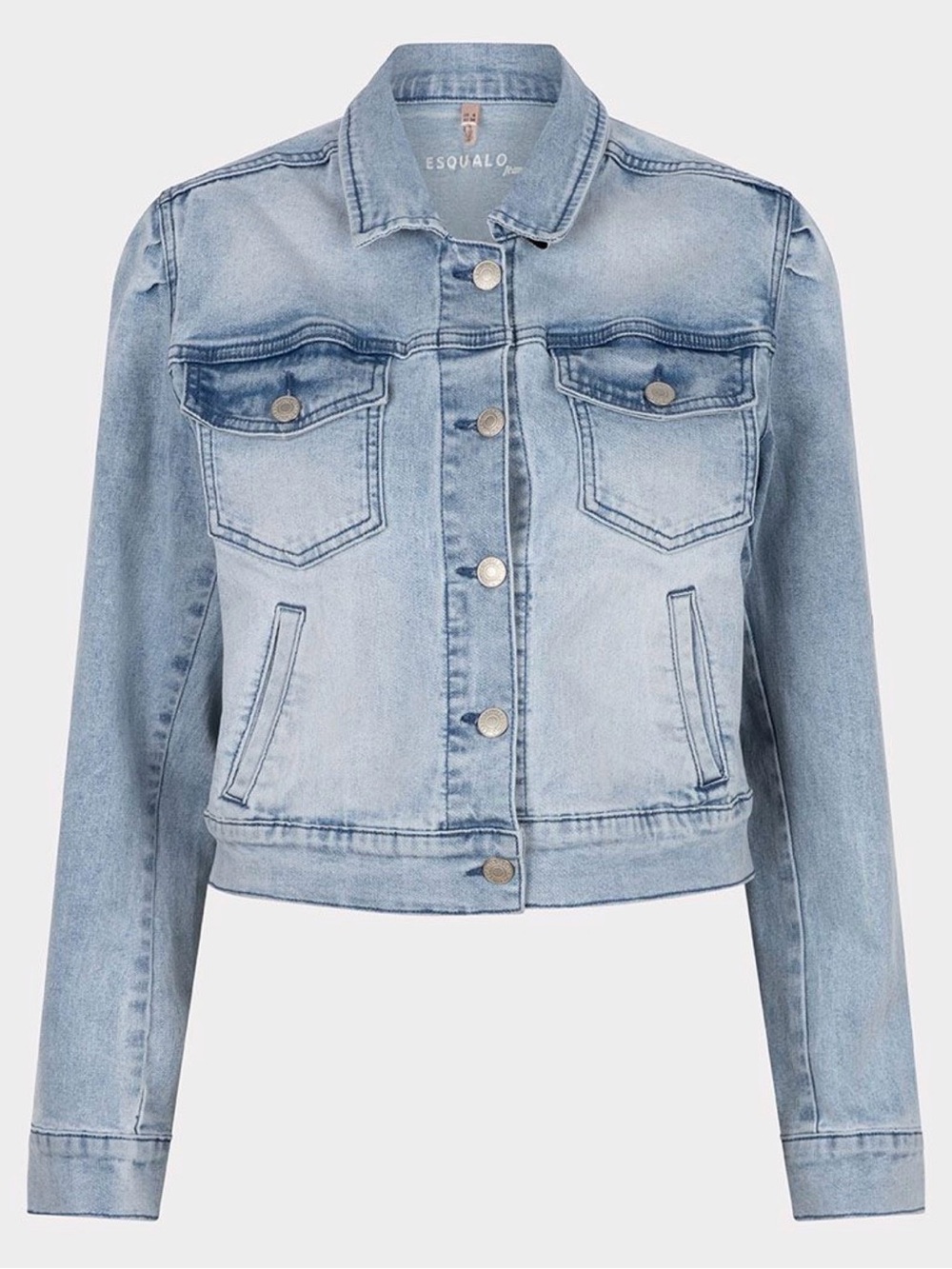 ESQUALO Light Wash Denim Jacket - Picture 4 of 9